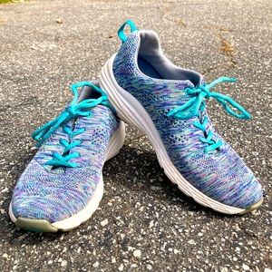 Nurse mates tennis shoes blue and purple excellent condition